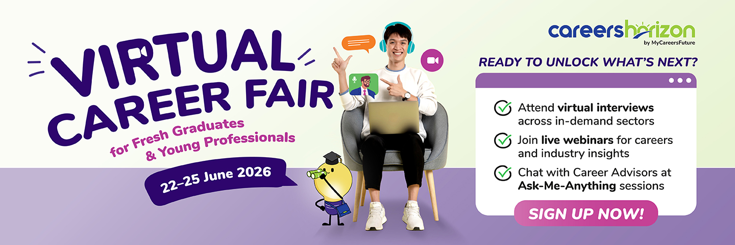 Virtual Career Fair for Fresh Graduates and Young Professionals. Find out more.